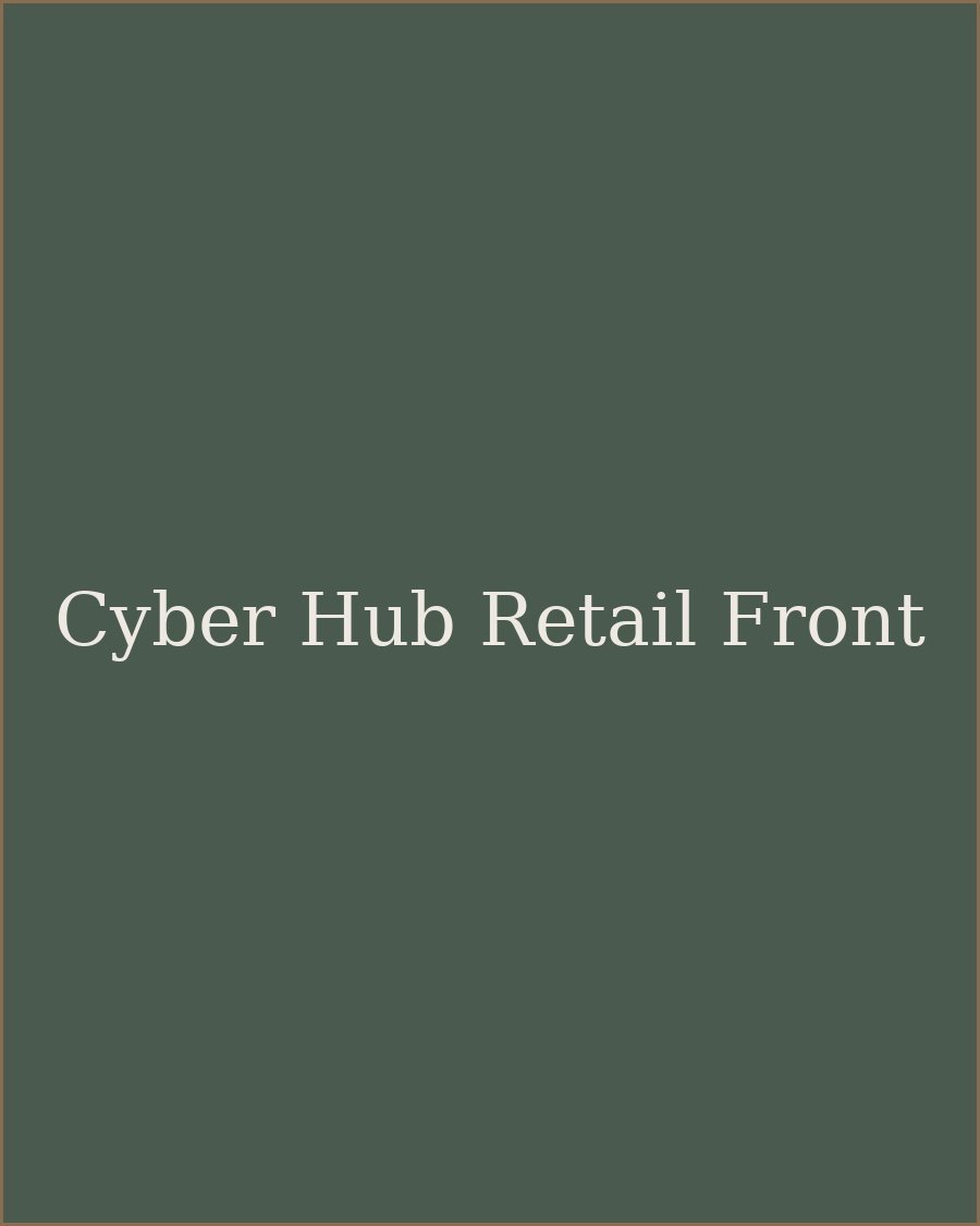 Retail storefront facade renovation in Cyber Hub Gurugram